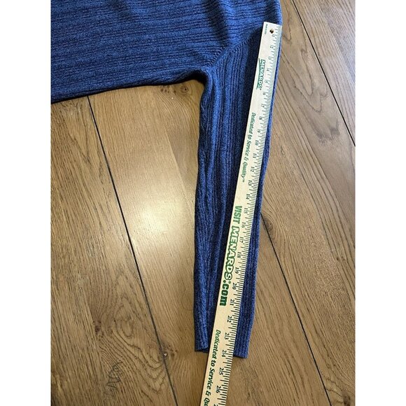 IZOD Women's Long Sleeve Blue V Neck Sweater Size XL Preppy Designer Classic - Picture 8 of 11